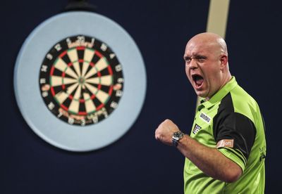 PDC World Darts Championship schedule including Michael Van Gerwen, Gerwyn Price and Peter Wright