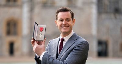 Durham's Matt Baker receives MBE for charitable and voluntary services to fundraising