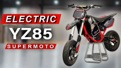 Hooligan YouTuber Converts Yamaha YZ85 Into An Electric Supermoto