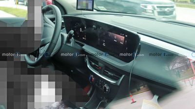 2024 Buick Encore GX Interior Spy Photos Show Minimalist Digital Layout