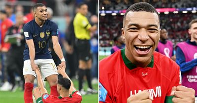 Kylian Mbappe's gesture to PSG team-mate Achraf Hakimi perfectly sums up France star