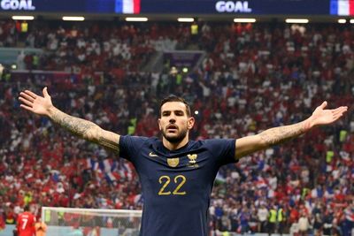 Theo Hernandez steps up for France at World Cup in brother's absence
