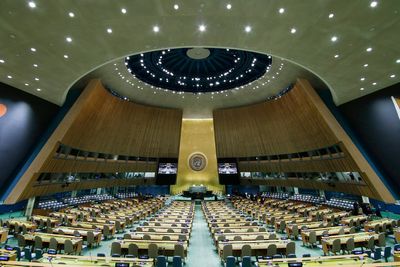 Diplomats: UN blocks Myanmar military from taking UN seat