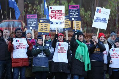 Nurses across Northern Ireland strike over pay and safe staffing levels