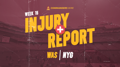 Commanders vs. Giants: Wednesday injury report for Week 15