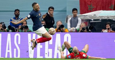 Liverpool fans make Sofyan Amrabat plea after stunning Kylian Mbappe challenge vs France