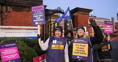 Thousands of nurses go on strike in dispute over pay and conditions