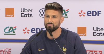 Theo Hernandez and Olivier Giroud fire early shots at Lionel Messi ahead of World Cup final