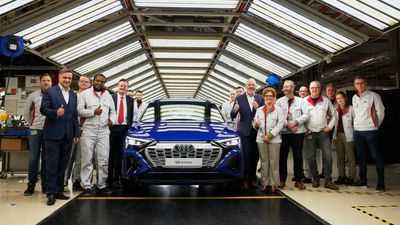 Audi Q8 E-Tron And Q8 E-Tron Sportback Enter Production In Brussels