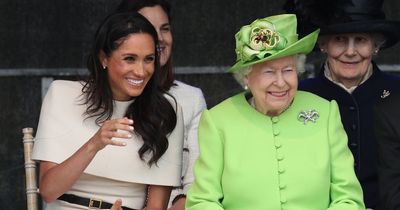 Queen's kind gesture to Meghan Markle away from crowds during first trip together