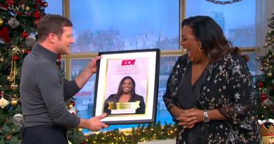 Dermot O'Leary surprises Alison Hammond with award presentation live on-air