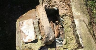 Man uncovers time capsule from 1894 but is puzzled by unusual items hidden inside