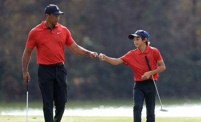 22 photos of Tiger Woods and his son Charlie playing golf together over the years at the PNC Championship