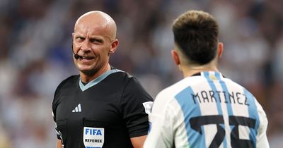 Who is the World Cup final referee for Argentina vs France after Michael Oliver sent home