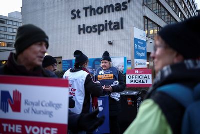 'What a tragic day': British nurses strike in bitter pay dispute