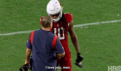 Mic’d up video showed DeAndre Hopkins and Bill Belichick having a sweet chat during MNF