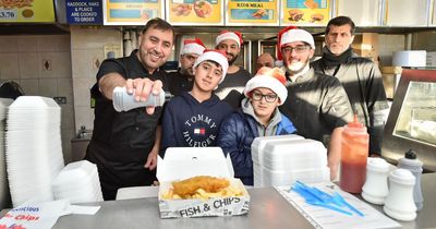 Fish and chip shop opening on Christmas Day to feed homeless, vulnerable and elderly for free