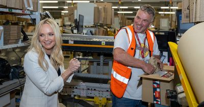 Spice Girl Emma Bunton surprises Amazon employees in early Christmas present for staff