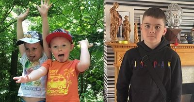 Four boys who died falling into Solihull lake are pictured as families pay tribute