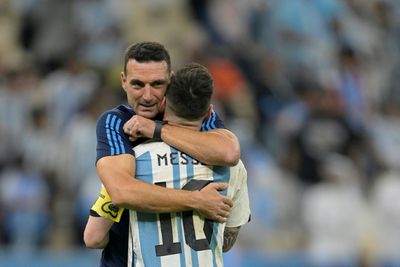 Argentina's Scaloni on cusp of joining World Cup coaching greats