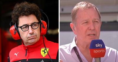 Mercedes and Red Bull "smiling" as Martin Brundle criticises Mattia Binotto Ferrari exit