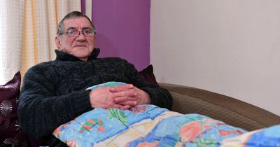 Pensioner spends all day in a sleeping bag and says it's colder in his home than outside