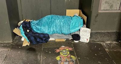 Shocking photos show Edinburgh's homeless using carboard boxes to keep warm in 'dangerous' temperatures