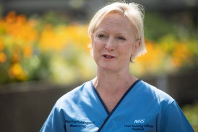 England’s chief nursing officer Ruth May offers support to striking nurses