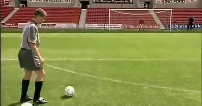 Neville Southall reunited with 'well done, he's 13' goalkeeper from viral Michael Owen clip