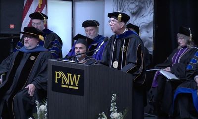 Purdue Northwest chancellor sorry for mocking Asian language in speech