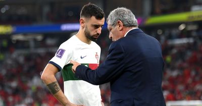 Manchester United ace Bruno Fernandes sends message to Fernando Santos after Portugal exit