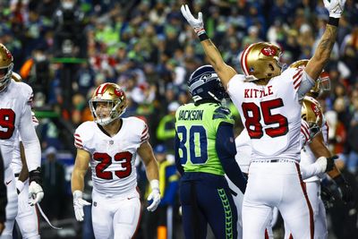 Brock Purdy and George Kittle combine for second 49ers TD pass