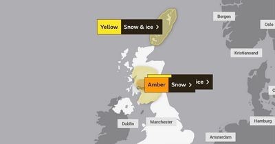 Met Office issues 'risk to life' amber warning for heavy snow as temperatures plummet