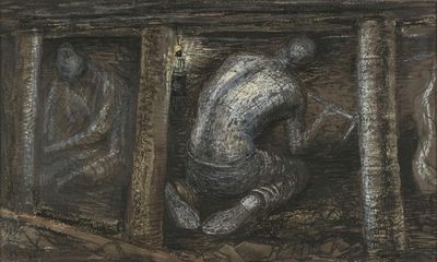 ‘Like hell’: Henry Moore drawings of coalminers’ wartime work on show