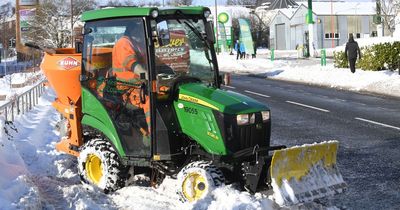 Amber weather warning for snow and ice will be in place this morning