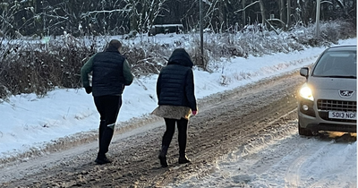 Ange Postecoglou plays Celtic good samaritan as 'man of the people' helps snowbound driver get moving
