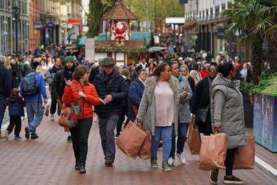 Spending on non-essentials ‘rose in November as shoppers prepared for Christmas’