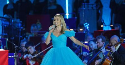 Katherine Jenkins says she may have to pull out of Pope's Christmas concert after luggage gets lost at airport