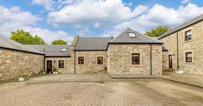 Converted steading home less than half an hour from Glasgow’s city centre hits the market
