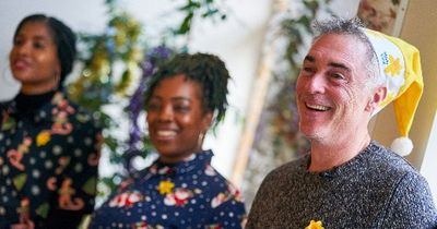 Greg Wise serves up performance and Christmas lunch at Marie Curie hospice