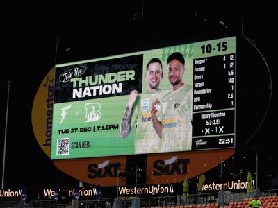 Sydney Thunder post lowest men’s T20 score after being bowled out for 15 runs