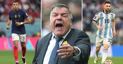 Sam Allardyce snubs Lionel Messi and Kylian Mbappe with World Cup Golden Ball preference