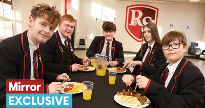 School gives all pupils free hot lunches to fight cost of living crisis and teach lesson