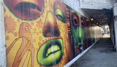 Ed Paschke’s artwork still dazzles even in mural reproductions in a Northwest Side viaduct