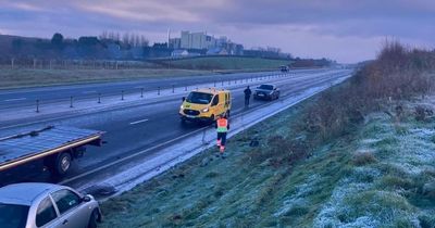 Hero Irish AA worker pulls small child from car moments before crash