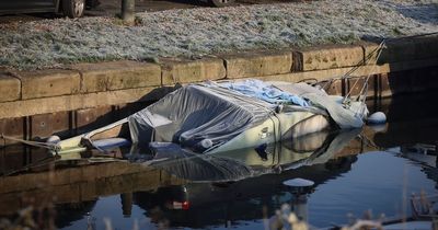 Boat sinks in Beeston canal as spell of Arctic weather continues