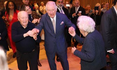 King Charles dances with Anne Frank’s stepsister to celebrate Hanukah