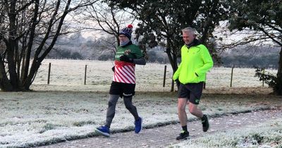 Derry man braves snow as he completes 1000 runs-campaign started during Covid