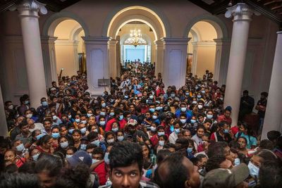 Behind the Lens: The Sri Lanka presidential palace, overrun