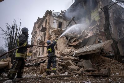 Dead boy pulled from rubble of latest Russian hit on Ukraine